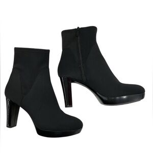 Donald J Pliner Women's High Heeled Anklet Boots Black Size 9.5 Brand New